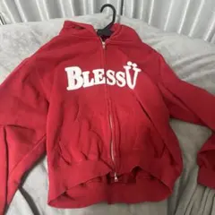 BlessU レッド パーカー swag 値下げ可能 - メルカリ