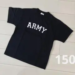 グラソス☆シンプルブラックプリントTシャツM150