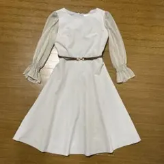 PROPORTION BODY DRESSING ワンピース グレー ベルト付