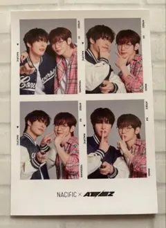 ATEEZ NACIFIC フォトカード 4カット ミンギ ヨサン