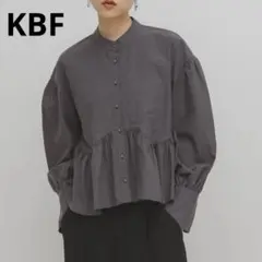 KBF アシンメトリースイッチングブラウス