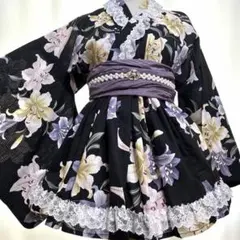 723④浴衣ドレス 地雷系 量産型 姫ギャル ロリータ 大人 - メルカリ