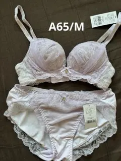 チュチュアンナ　運命のブラ ノンワイヤー　ライトパープル　ブラセットA65/M