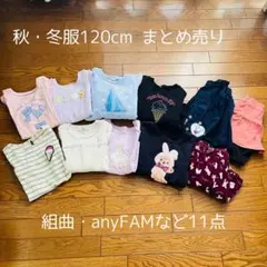 組曲など　女の子　子ども服 まとめ売り秋〜冬服 120cm 11点セット