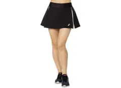 【美品】ASICS アシックス テニス スコート ブラック ホワイト　Mサイズのサムネイル