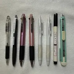 ジェットストーム他ボールペン8本セット