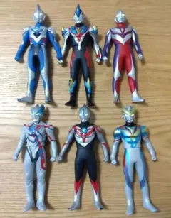 6体セット★ウルトラヒーローシリーズ ウルトラマンソフビ フィギュア