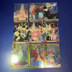 ワンピース森永ウェハース　クールゴールドカード 9枚【6月28日迄限定価格】 ONE PIECE Cool Gold Card 森永ウエハース 6枚セット - メルカリ