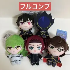 匿名配送】未使用品 コードギアス ぷれちゃすぬいぐるみ 黒の騎士団全