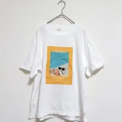 ショコラフィネローブ　フォトボックスTシャツ　フリーサイズ　グリーンパークス