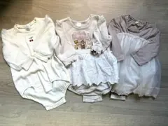 着用1回⭐︎ベビーロンパースおまとめ3点セット80cm