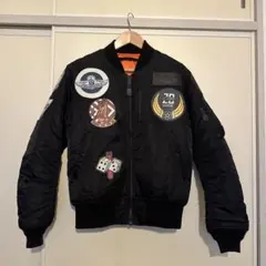Y2K AVIREX N2B ファイヤーマン フライト ジャケット ファーフード 