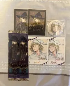 ツイステ ブルームバースデー くつろぎマイルーム 缶バッジ カード ルーク