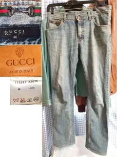 ★希少！美品★GUCCI ホースビット ヴィンテージデニム 46のサムネイル