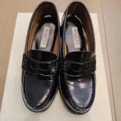 HARUTA 黒 ローファー 23cm EEE