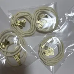 日本製 ホワイトヘアゴム まとめ売り