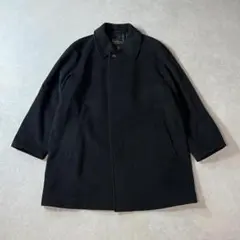 Wind Armor ウインドアーマー カシミヤ100% ステンカラーコート 黒