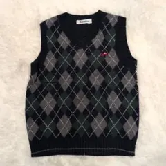 familiar アーガイル柄 ベスト 110サイズ