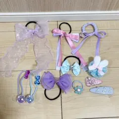 子供 ヘアゴム まとめ売り リボン ヘアピン キッズ