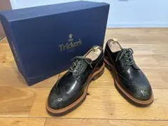 Tricker’s BOURTON バートン別注モデル 8ハーフ　オールブラック Tricker's BOURTON バートン別注モデル 8ハーフ オールブラック