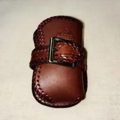 【SAAD 本革 レザー ZIPPOケース ベルトループ付き】