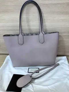 GUCCI ピンクレザー トートバッグ（GUCCI 368568)