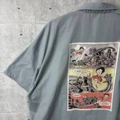 M*o様 美品✨Betty Boop 半袖シャツ M バックプリント 漫画のサムネイル