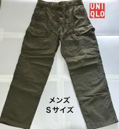 UNIQLO オリーブ カーゴパンツ　メンズ　Ｓサイズ　カーキ