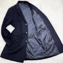 美品 UNIQLO ユニクロ ウール カシミヤ チェスター コート XL