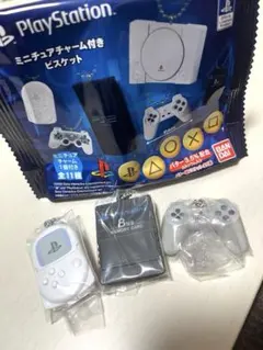 新品未開封Playstationミニチュアチャーム ps ps2 3種