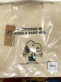 スタバ スヌーピー トートバッグ