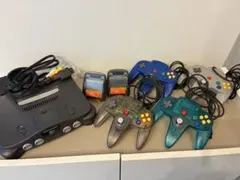 NINTENDO64 本体 コントローラー4個 メモリー拡張パック付