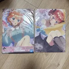 五等分の花嫁　中野四葉　中野二乃　描きおろしイラストボード