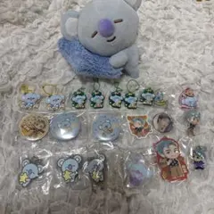BT21 KOYA RM Tinytanナムジュン キーホルダー バッジ セット