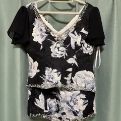 Jewels 花柄 セットアップ ドレス ビジュー装飾