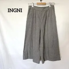 ♦︎INGNI ガウチョパンツ　M グレー　ゆったり　秋冬