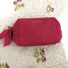 CLARINS クラランス ポーチ ピンク