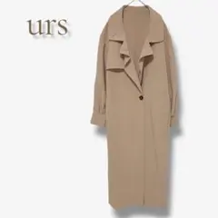 ユアーズ ロング コート ジャケット ゆったり 上品 アウター ベルト a621