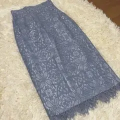 ☆プロポーションボディドレッシング☆ハイウエストレースタイトスカート XS