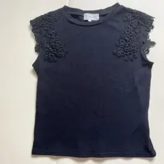 ROPÉ PICNIC ブラック　レース　ノースリーブ 38