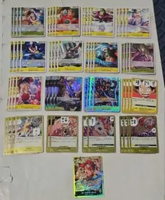 ワンピースカード【即日発送‼️】キッド 黄デッキ強化パーツ SR 4枚