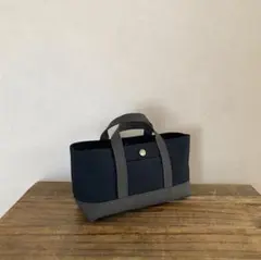 【送料込】帆布でほっこりミニトート横長