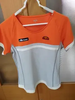 値下げ！ellesse テニス Tシャツ オレンジ/グレー
