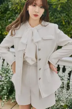 Herlipto Classic Long Tweed Jacket 小嶋陽菜のサムネイル