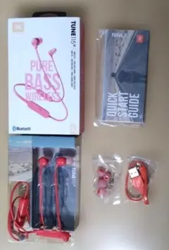JBL TUNE115BT ワイヤレスイヤホン コーラルのサムネイル