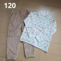 【120】ユニクロ フリースパジャマ