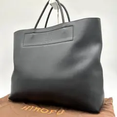 極美品】HIROFU ヒロフ チェスタM レザートート 青 保存袋付 - メルカリ