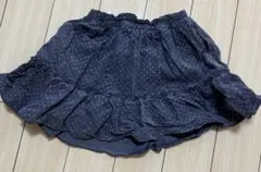 【子供服】キュロットスカート　ドット柄　120センチ