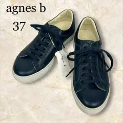 agnes b アニエスベー レザーシューズ 革 紐靴 イタリア製 37