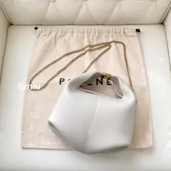 良品 POLENE beri chain チェーン ショルダーバッグ チョーク